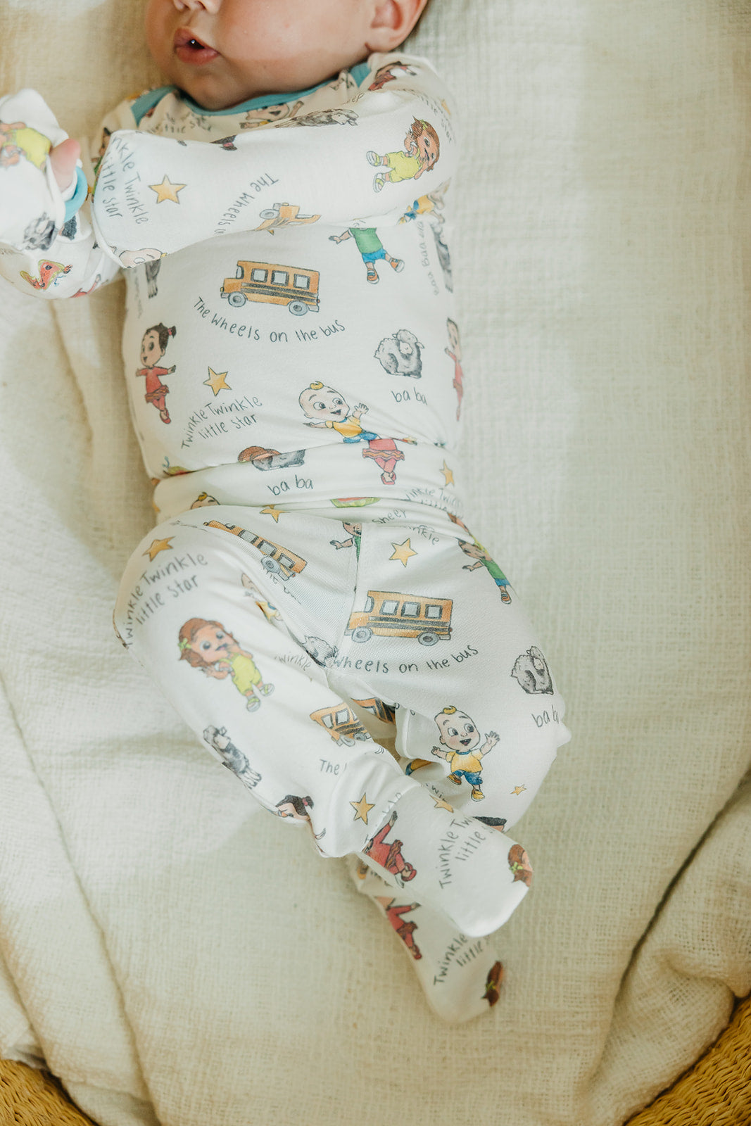 Footed Baby Pants- CoComelon Friends