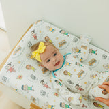 Premium Knit Diaper Changing Pad Cover - CoComelon Friends