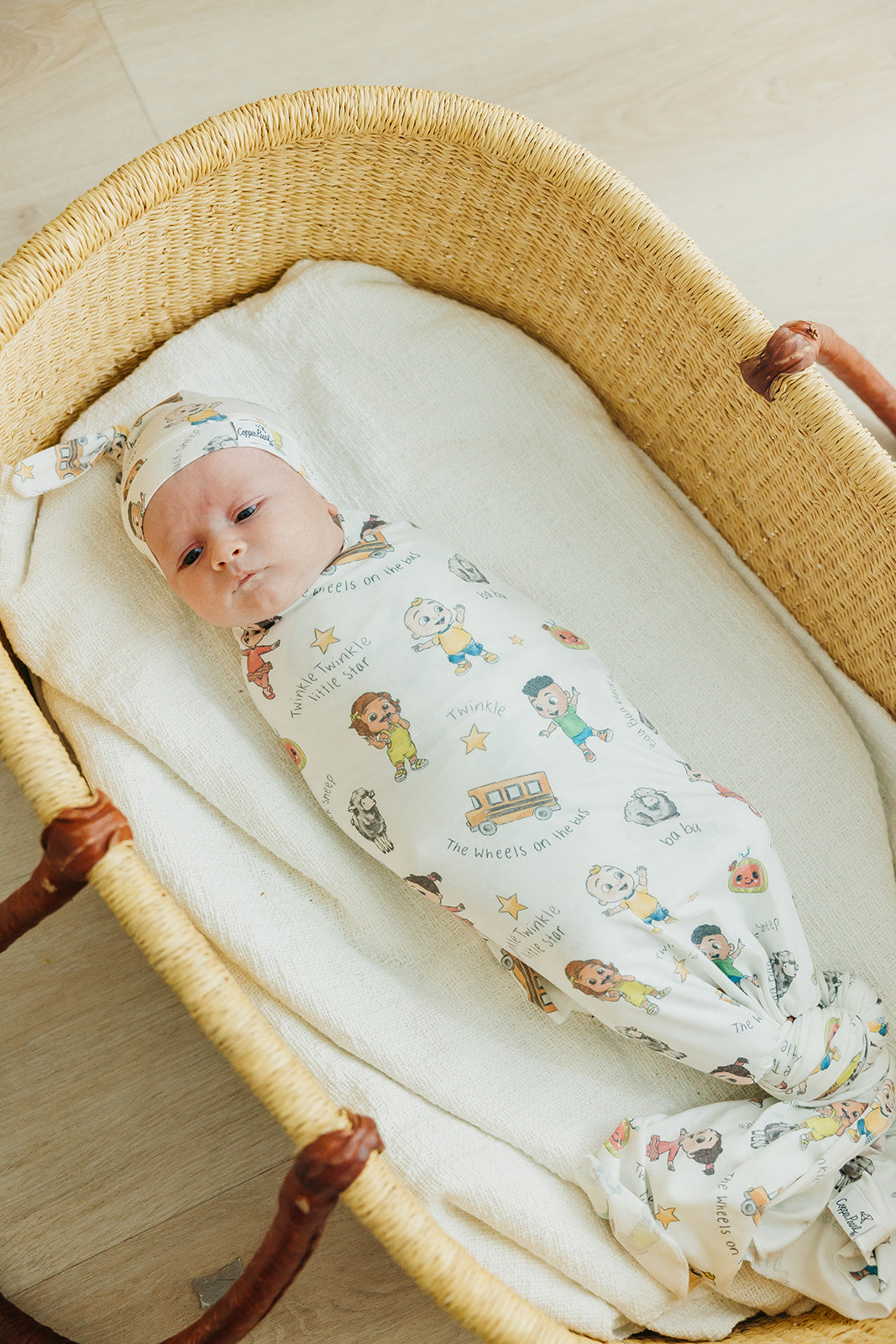 Knit Swaddle Blanket - CoComelon Friends