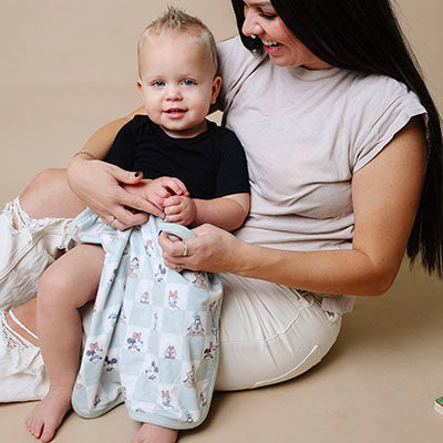 Three-Layer Security Blanket Set - Mickey Mouse and Friends