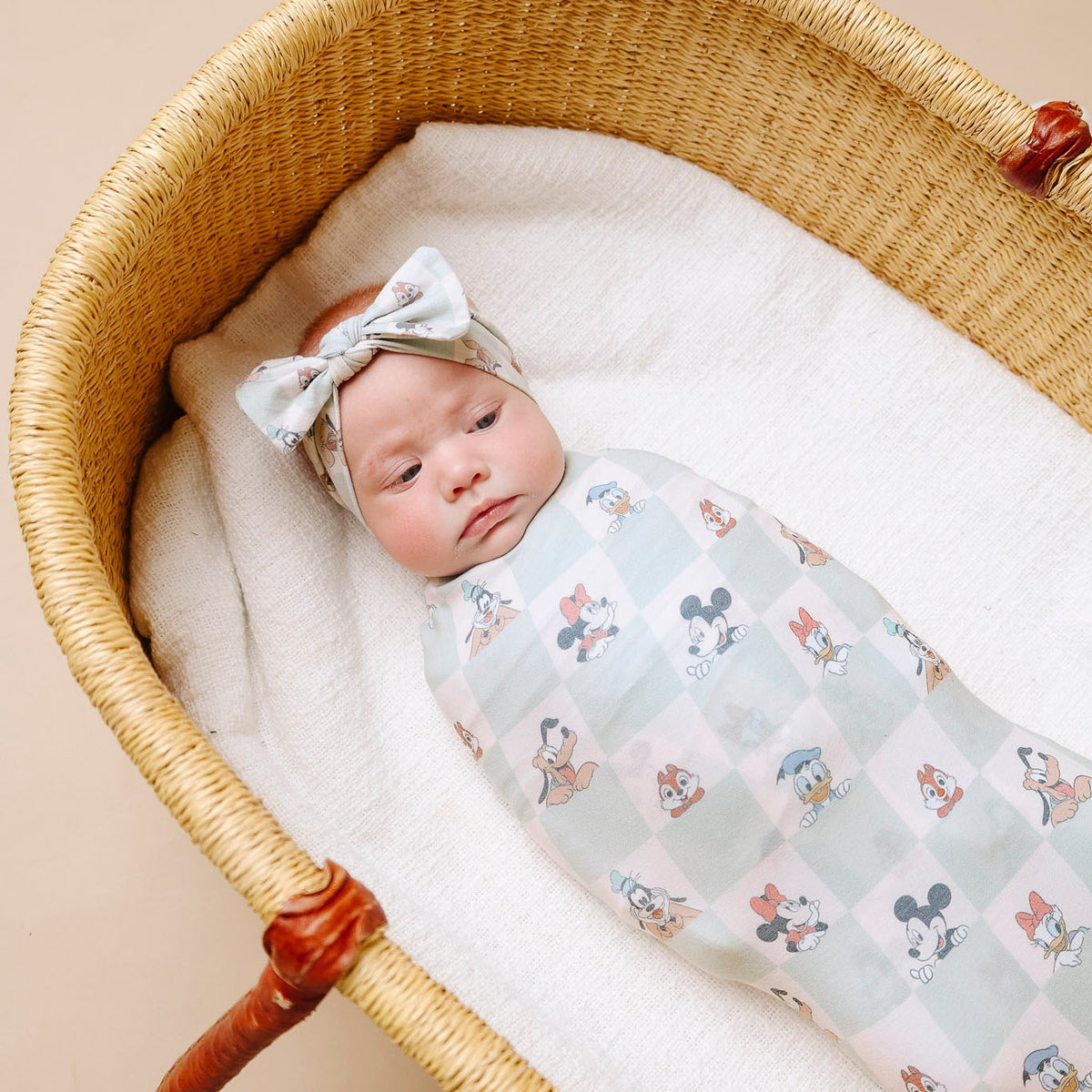 Knit Swaddle Blanket - Mickey Mouse and Friends