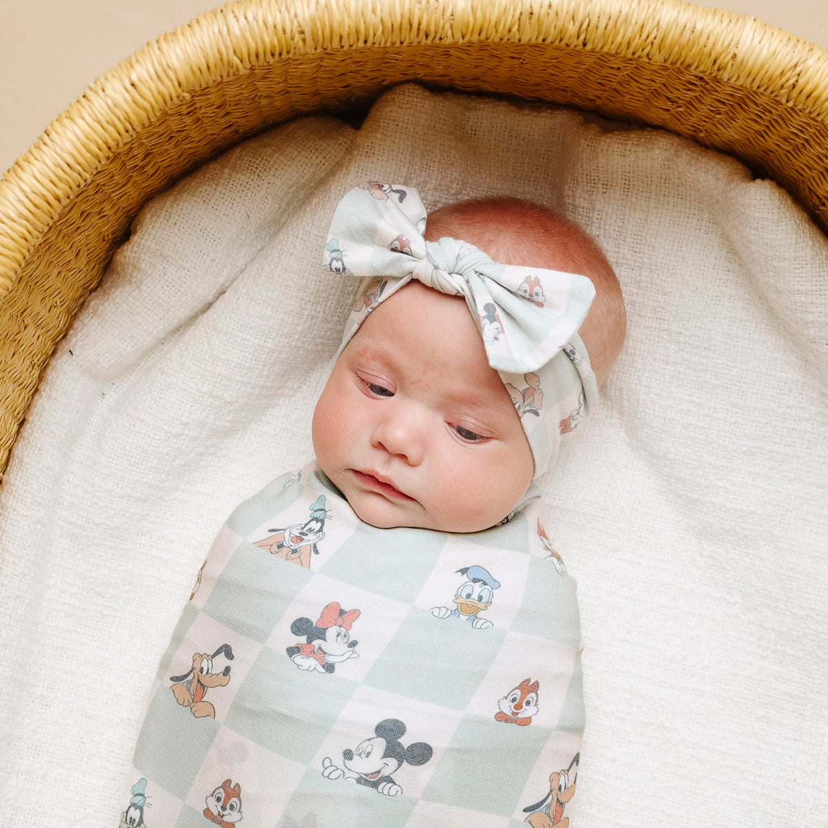 Knit Swaddle Blanket - Mickey Mouse and Friends