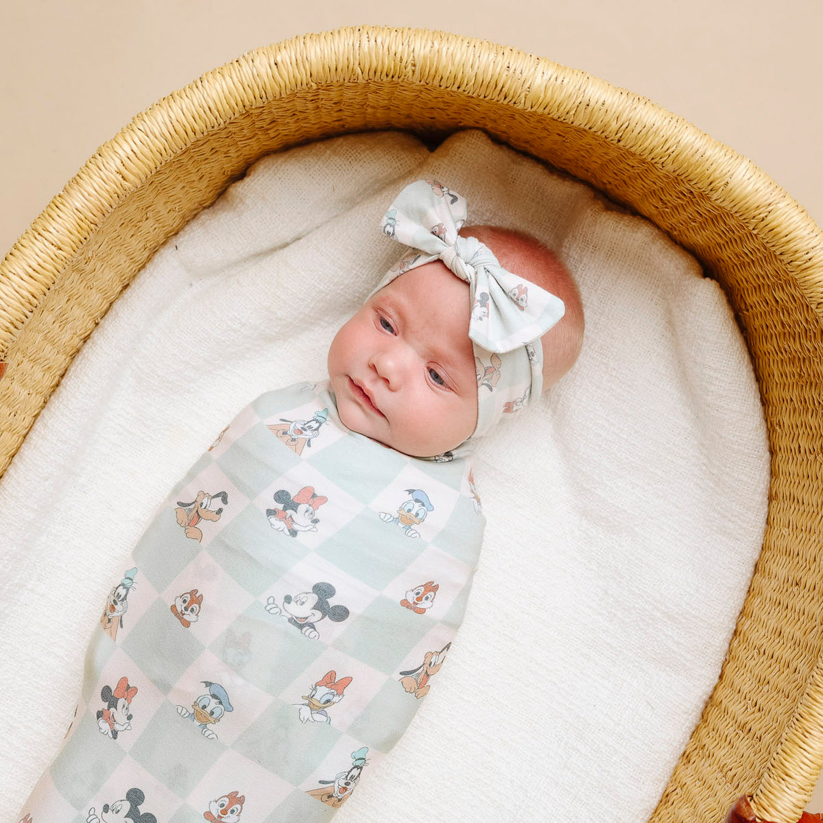 Knit Swaddle Blanket - Mickey Mouse and Friends