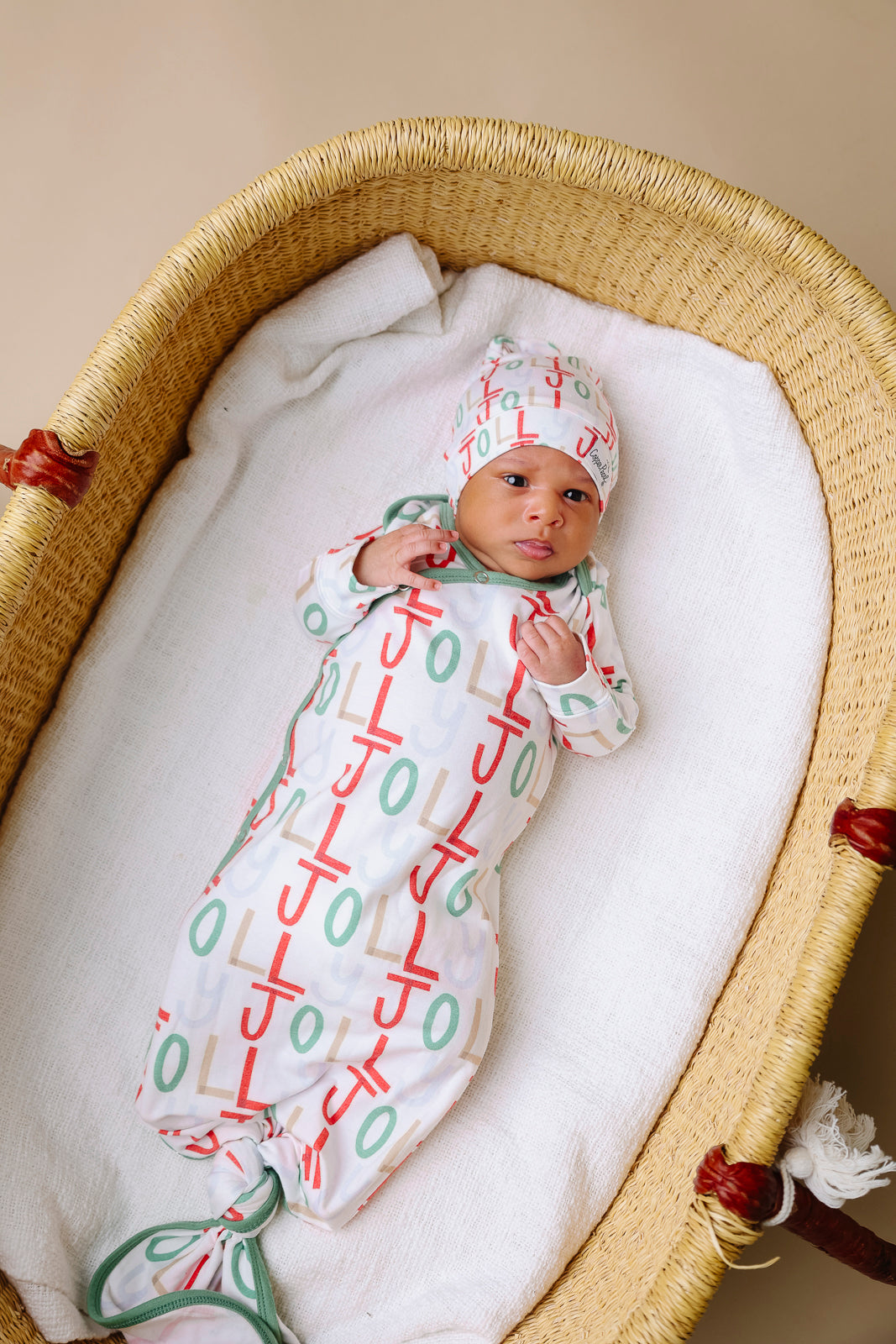 Newborn Knotted Gown - Jolly