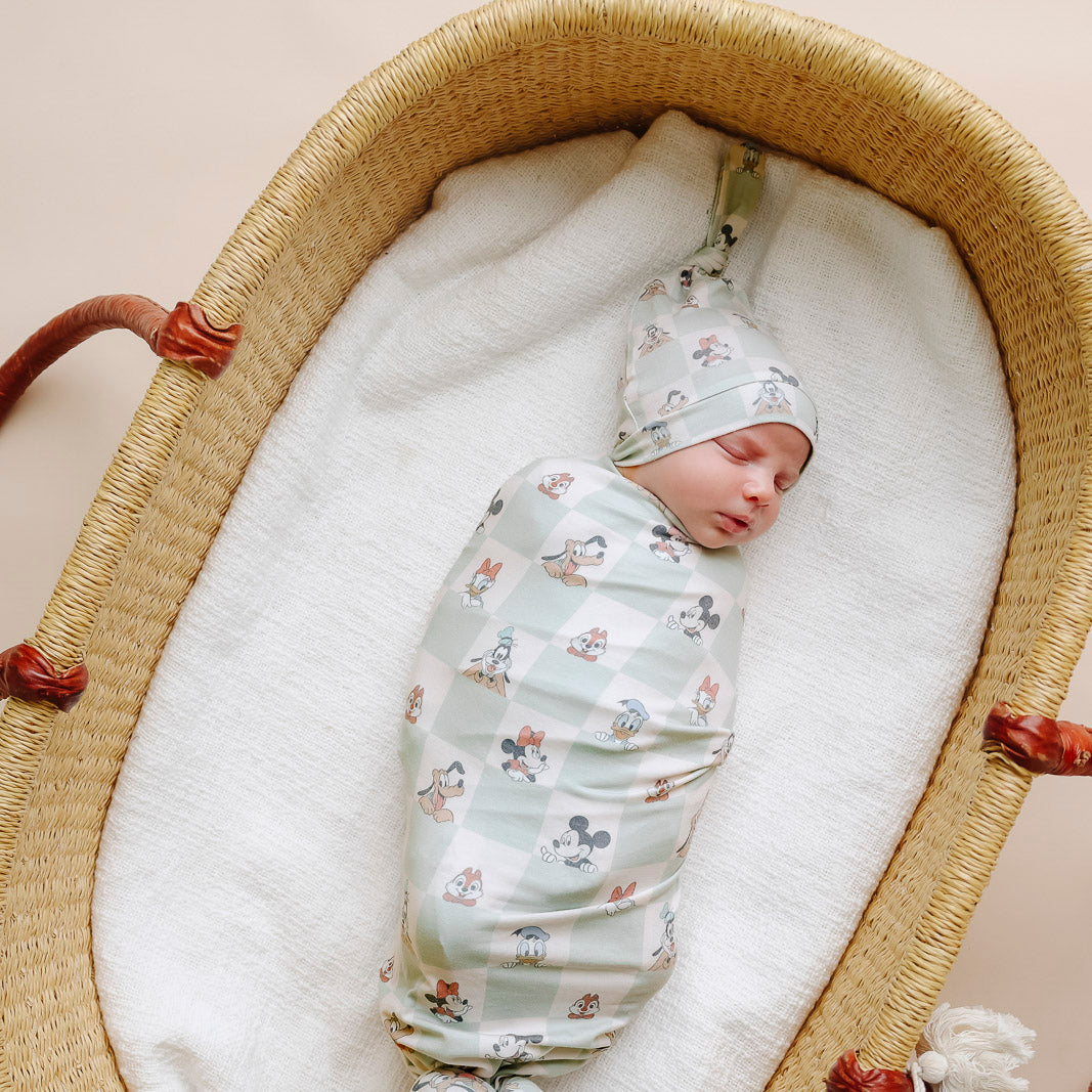 Knit Swaddle Blanket - Mickey Mouse and Friends