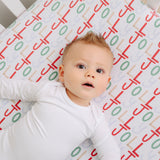 Premium Knit Fitted Crib Sheet - Jolly