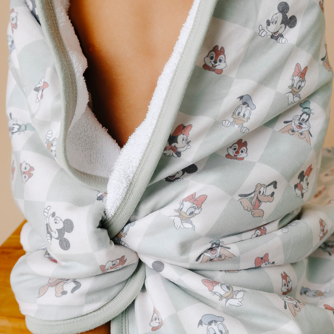 Premium Baby Knit Hooded Towel - Mickey Mouse and Friends