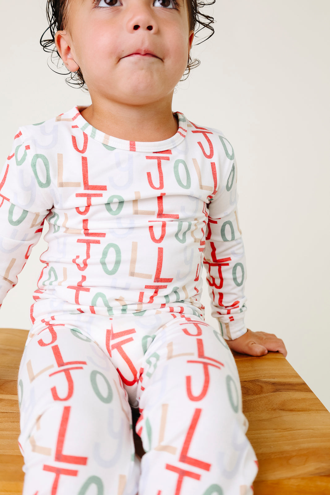 2pc Long Sleeve Pajama Set - Jolly