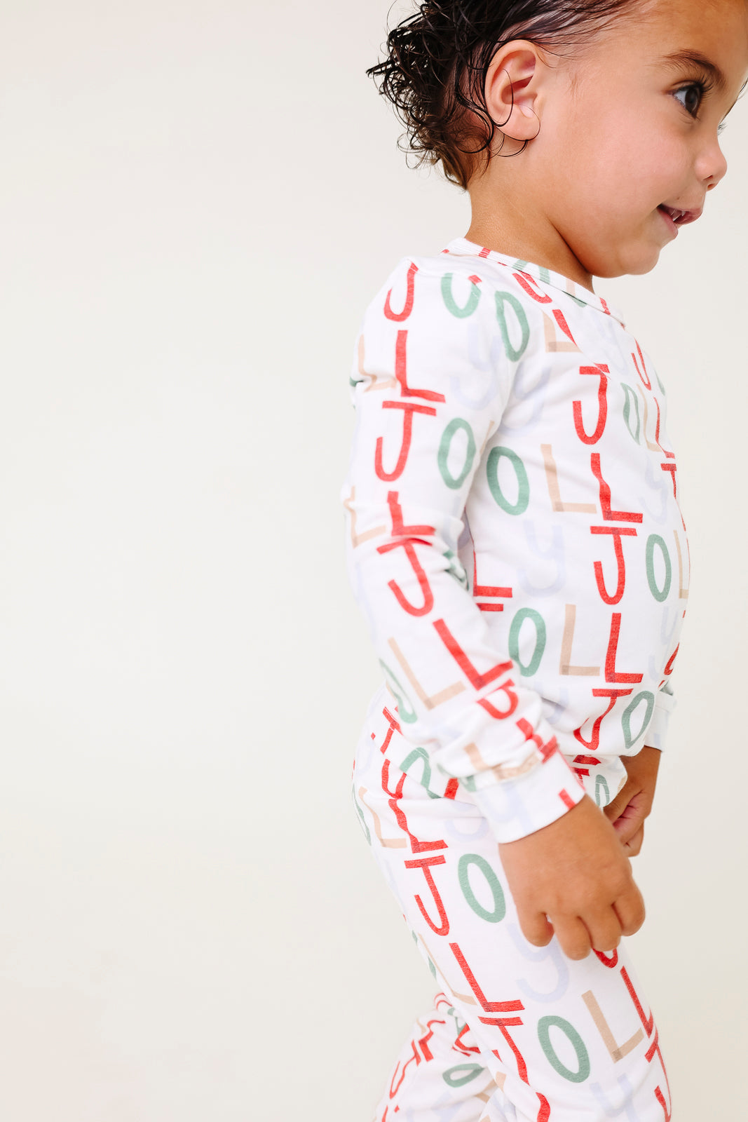 2pc Long Sleeve Pajama Set - Jolly