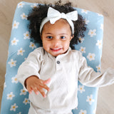 Premium Knit Diaper Changing Pad Cover - Della