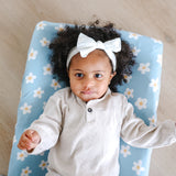 Premium Knit Diaper Changing Pad Cover - Della