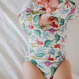 Long Sleeve Bodysuit - Dinosaurs of Jurassic Park