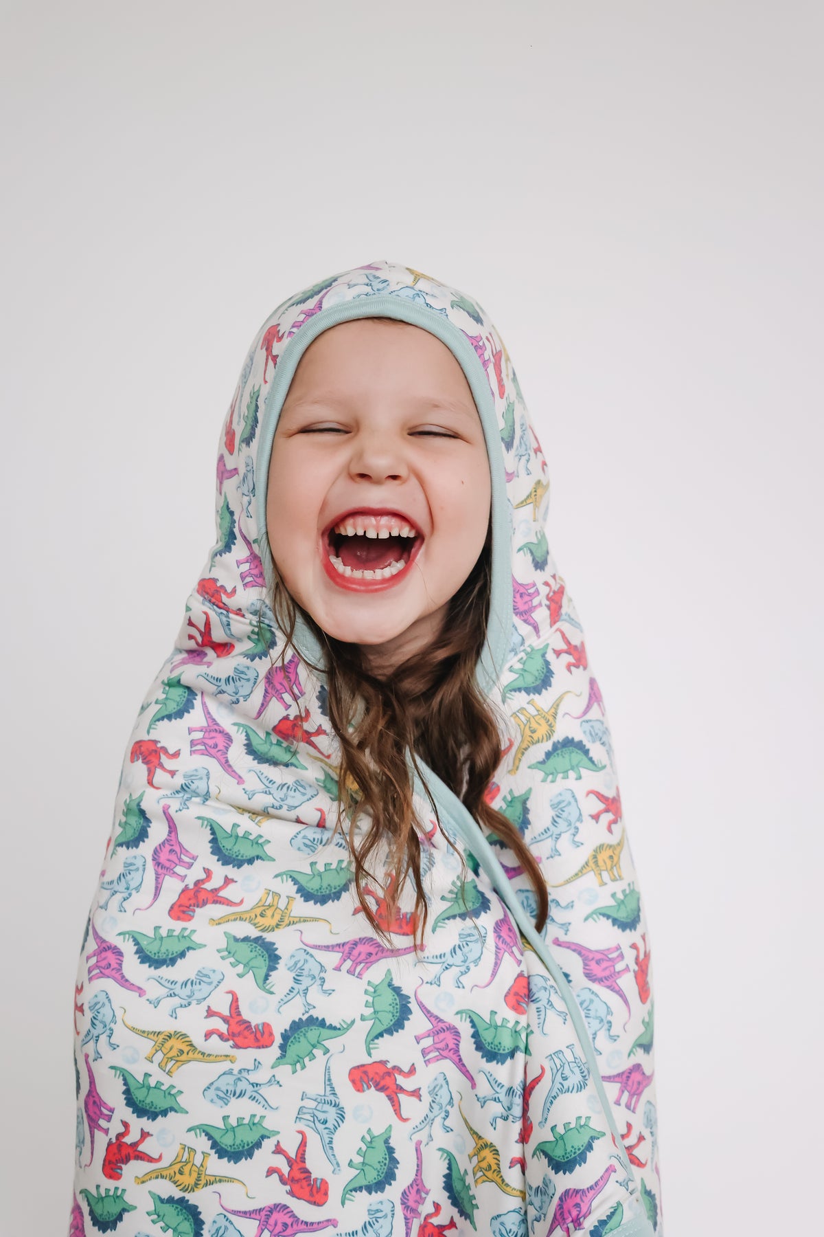 Premium Big Kid Hooded Towel - Dinosaurs of Jurassic Park