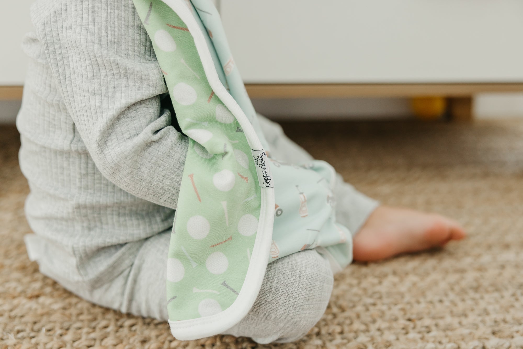 Copper pearl baby blanket hot sale