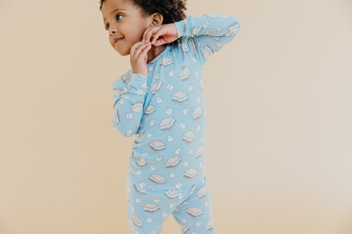 2pc Long Sleeve Pajama Set - S'mores