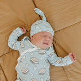 Newborn Knotted Gown - S'mores