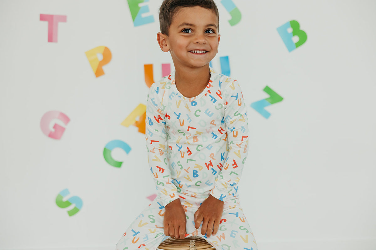 2pc Long Sleeve Pajama Set - Webster