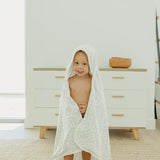 Premium Baby Knit Hooded Towel - Haze