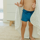 Premium Baby Knit Hooded Towel - Haze