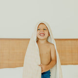 Premium Baby Knit Hooded Towel - Sol