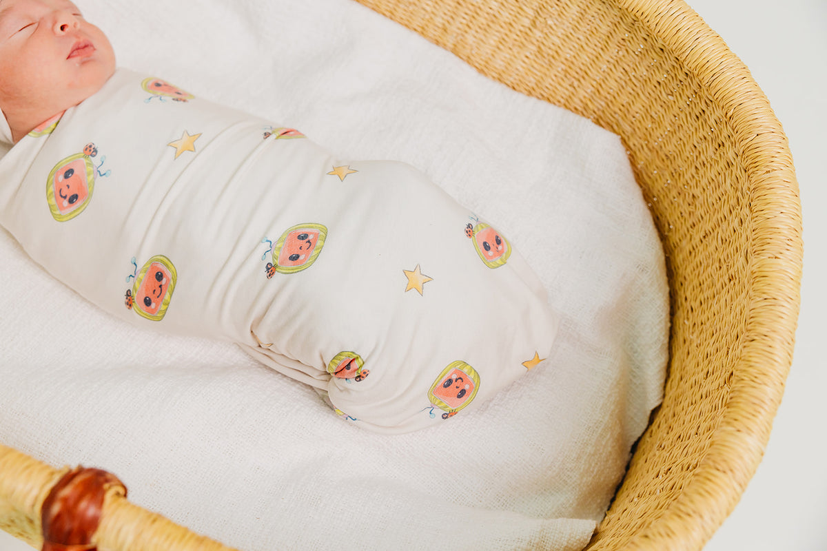 Knit Swaddle Blanket - CoComelon