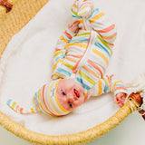 Top Knot Hat - CoComelon Stripe