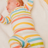 Footed Baby Pants - CoComelon Stripe