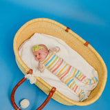 Footed Baby Pants - CoComelon Stripe