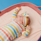 Newborn Knotted Gown - CoComelon Stripe