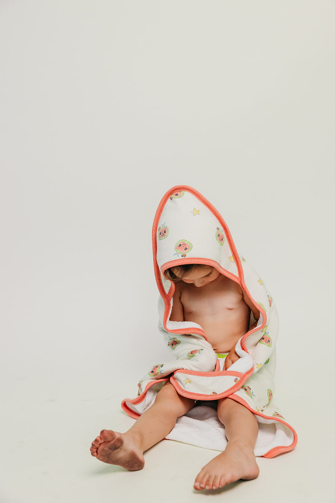 Premium Baby Knit Hooded Towel - CoComelon