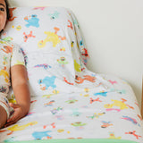 Premium Twin Sheet Set - Sesame Friends