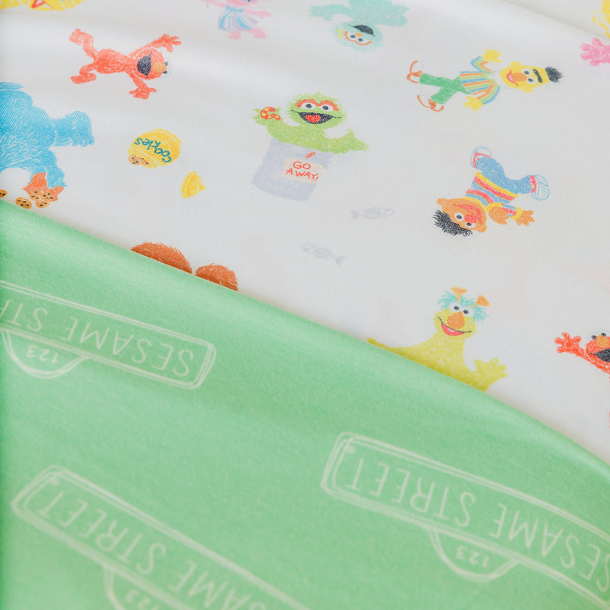 Twin Cloud Comforter - Sesame Friends