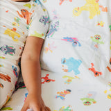 Premium Twin Sheet Set - Sesame Friends