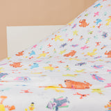 Premium Twin Sheet Set - Sesame Friends