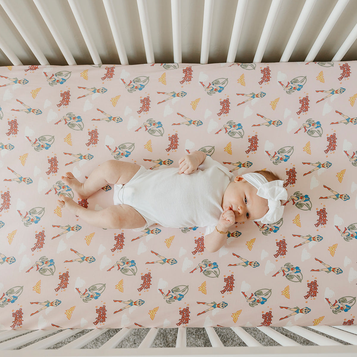 Premium Knit Fitted Crib Sheet - Wonder Woman™