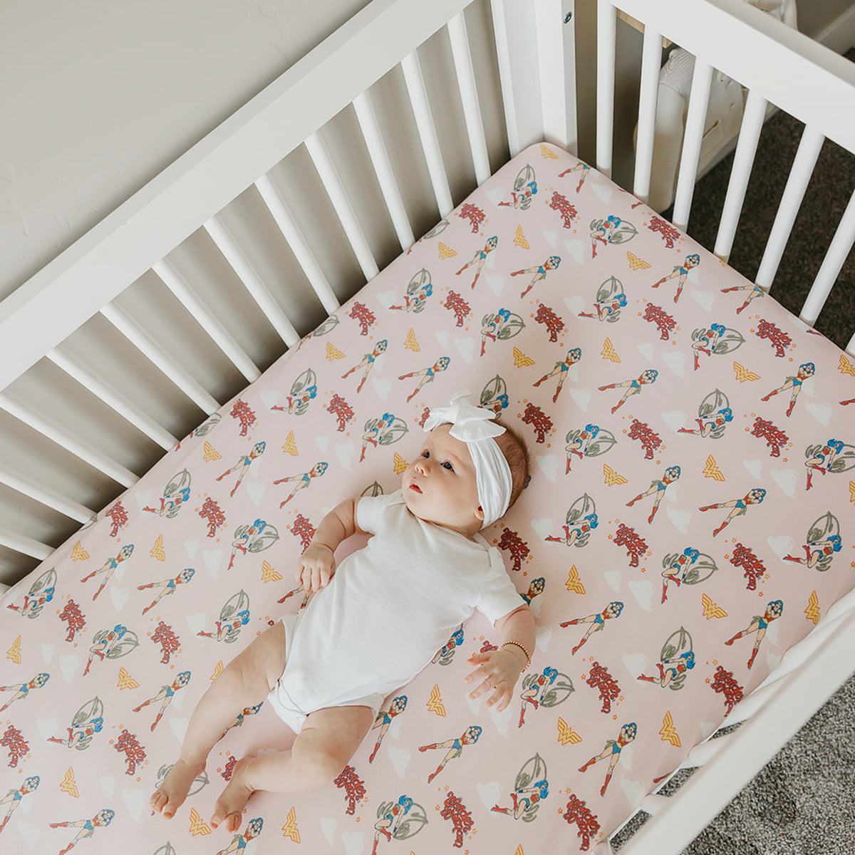 Premium Knit Fitted Crib Sheet - Wonder Woman™