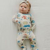 Footed Baby Pants - Justice League