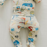 Footed Baby Pants - Justice League