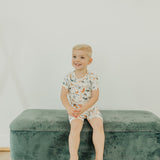 2pc Short Sleeve Pajama Set - Rufus