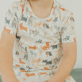 2pc Short Sleeve Pajama Set - Rufus