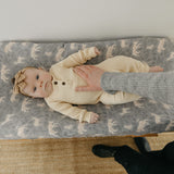 Premium Knit Diaper Changing Pad Cover - Timber