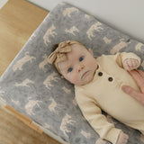 Premium Knit Diaper Changing Pad Cover - Timber