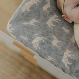 Premium Knit Diaper Changing Pad Cover - Timber