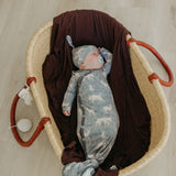 Newborn Knotted Gown - Timber