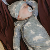 Newborn Knotted Gown - Timber