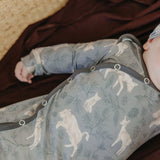 Newborn Knotted Gown - Timber