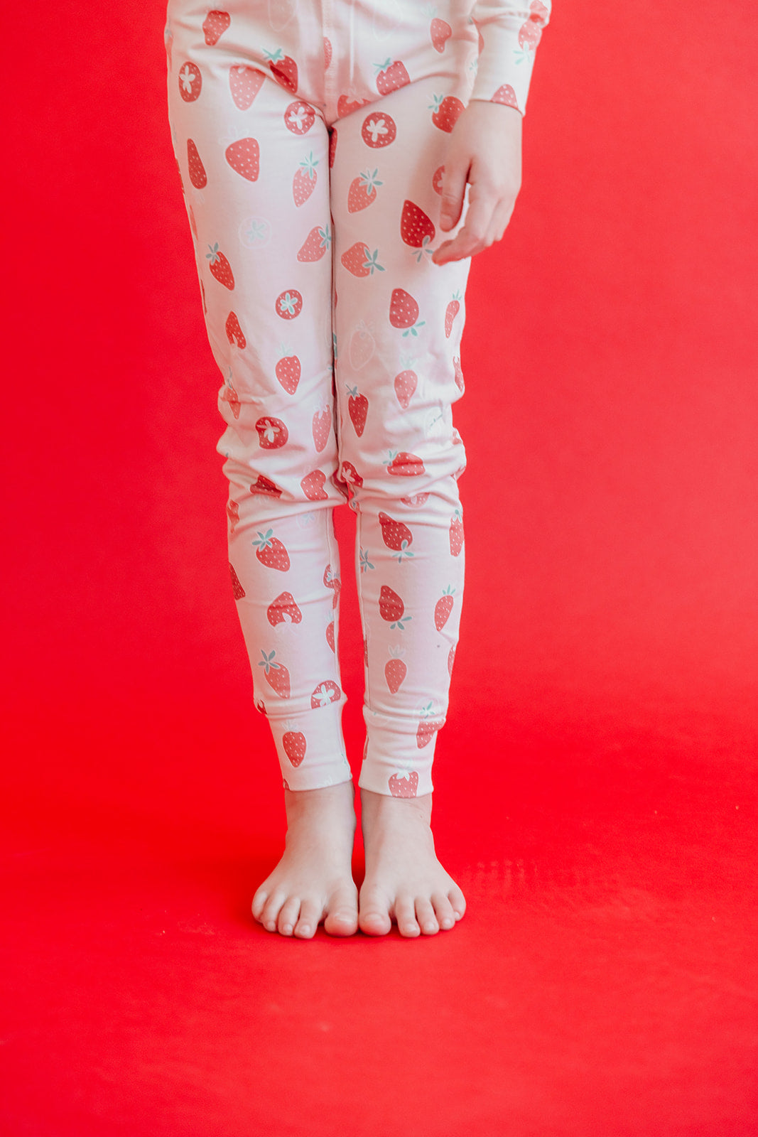 2pc Long Sleeve Pajama Set - Strawberry