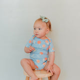 Short Sleeve Bodysuit - Clementine