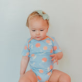 Short Sleeve Bodysuit - Clementine