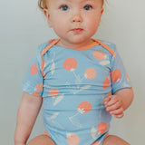 Short Sleeve Bodysuit - Clementine
